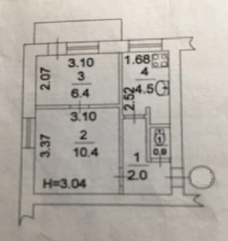 Продажа жилая квартира улица Поправки Юрия (Лебедева Николая), д.7